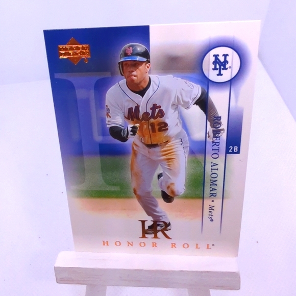 UPPER DECK BASEBALL CARD 2003 HONOR ROLL METS ROBERTO ALOMAR # 73 - Picture 2 of 5
